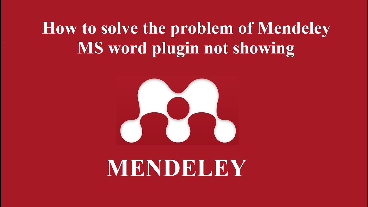 mendeley word plugin download